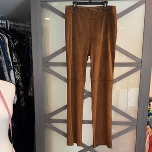 Soft Surroundings Tan Straight Leg Pants